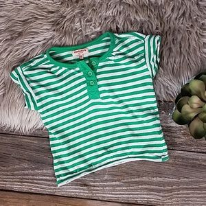 Imps & Elfs organic cotton stripe knit shirt